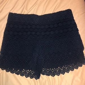 Blue Lace LOFT Shorts